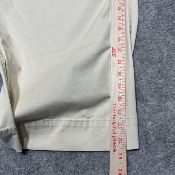 New Gap High Rise Pleated Wide Leg Khaki Women's Pants Size 16 Beige Light Wash - Picture 5 of 12